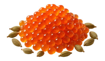 Cooked roe with cardamom