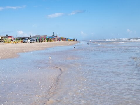 Beach called "Playa Bagdad" located in Matamoros, Tamaulipas, M&eacute;xico. 