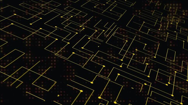 Abstract digital technology background with binary code pattern and futuristic light design