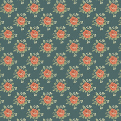 seamless pattern with flowers