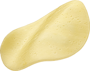 Salami cheese, round gouda slices isolated