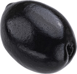 Black olive isolated