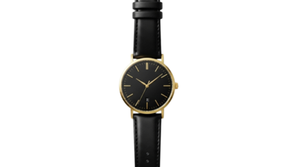 Minimal Studio Shot of Elegant Wristwatch