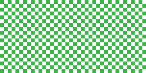 Green white checkered seamless background. Green white graphic resource checkered pattern vector ilustration.eps10