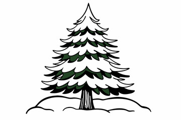 christmas tree vector