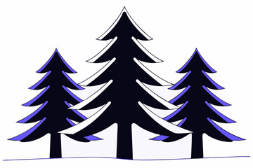 abstract chrismas tree