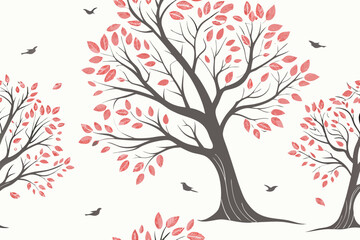 Fototapeta premium abstract watercolor tree