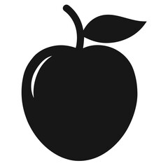 bignay-fruit-silhouette--on-white-background