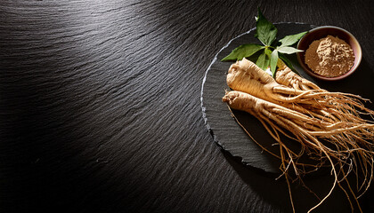 Premium Ginseng Collection for Health and Wellness Advertising