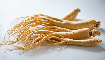 Premium Ginseng Collection for Health and Wellness Advertising