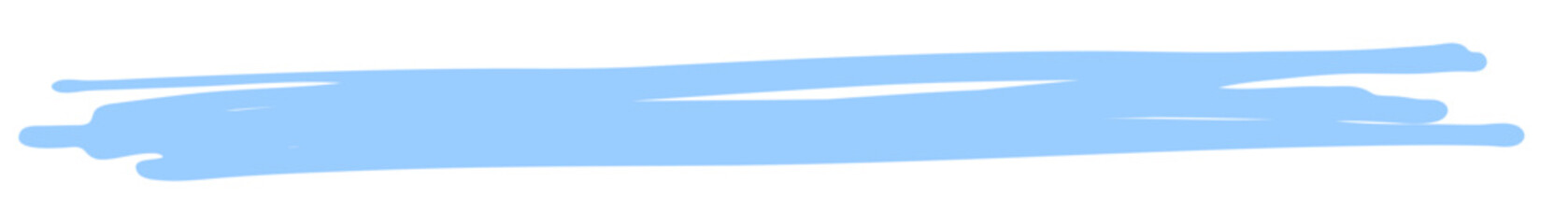 Obraz premium Hand-Drawn Blue Underline