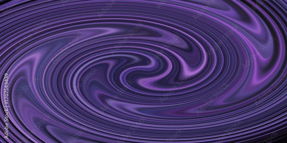 Poster abstract purple swirl motion background with concentric circles dynamic fluid texture