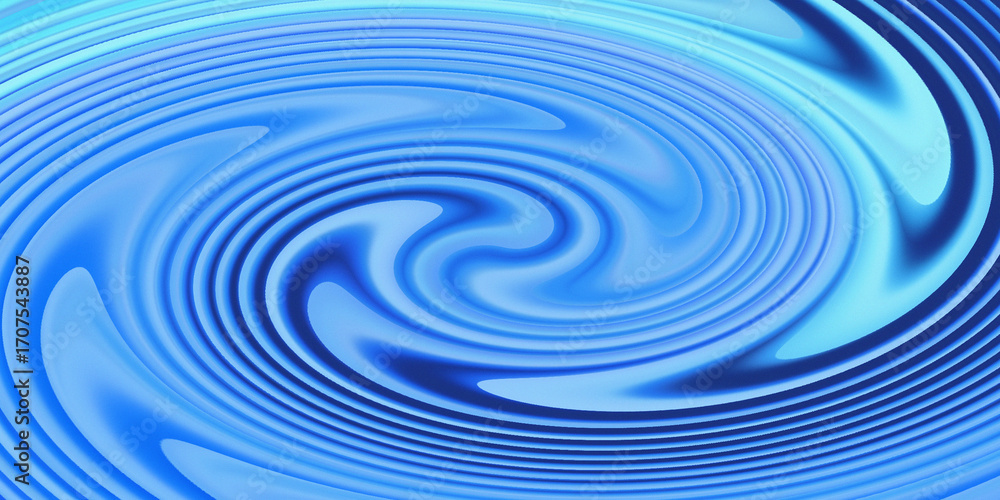 Poster mesmerizing abstract blue swirl pattern evokes water ripples and gentle currents dynamic fluid motio