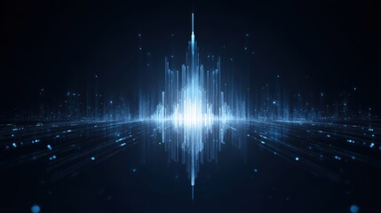 Futuristic Infographic Glowing Technology Visualization Digital Realm Data Representation Cyber Environment Abstract Perspective