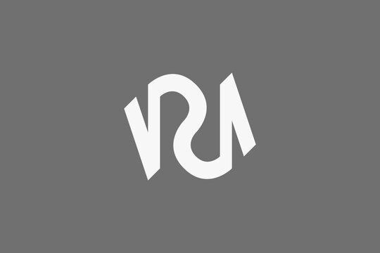 Modern cool letter VRA logo
