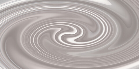 Abstract swirling monochrome pattern with smooth gradients and a central spiral creating a dynamic fluid motion effect for backgrounds