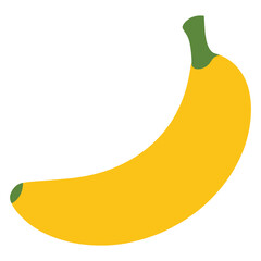 banana isolated on white