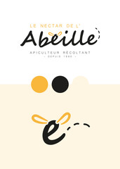 Logotype - le nectar de l'abeille © Studioliloug
