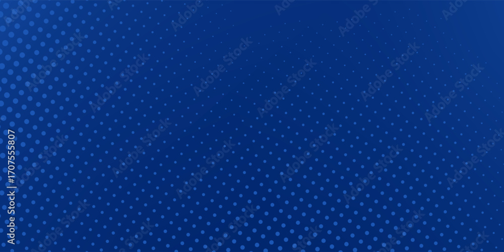 Wall mural abstract halftone texture blue background simple pattern good modern dot pattern