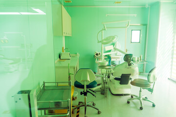 The equipment and supplies of the dental hospital