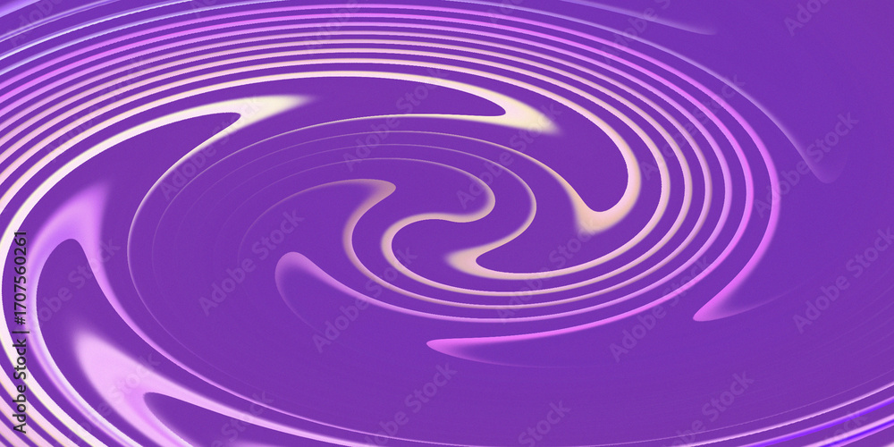 Poster abstract swirling purple and pink digital art with flowing lines and a captivating vortex effect for