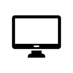 Computer Icon Vector Illustration Glyph Version