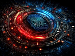 fingerprint magnify lens technology Artificial Intelligence computer