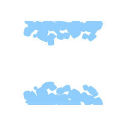 ice cube frame border