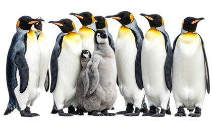 Penguin PNG, Arctic Animal, Transparent Background, Cute Bird, Antarctic Wildlife, Emperor Penguin, Baby Penguin, Winter Bird Illustration, Flightless Bird