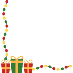 Christmas Corner with Gift