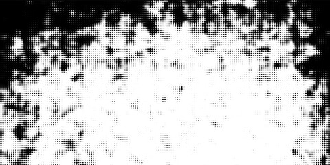 grunge Halftone white and black dots pattern and black gradient grunge texture background. Dotted line comic sport style vector illustration