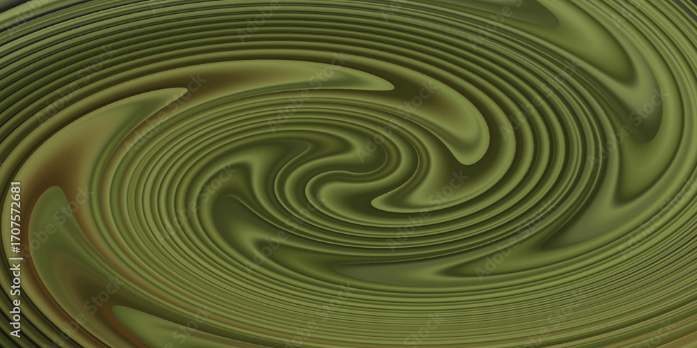 Poster abstract swirl pattern in earthy green tones with subtle textural elements organic motion and fluidi