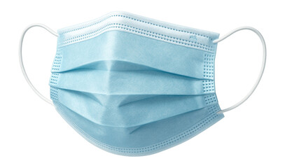 Disposable surgical mask with ear loops