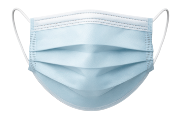Disposable surgical mask with elastic ear bands