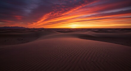 Fototapeta premium Desert sunset