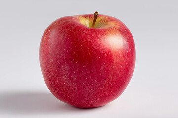 Sliced Red Apple Isolated on White Background