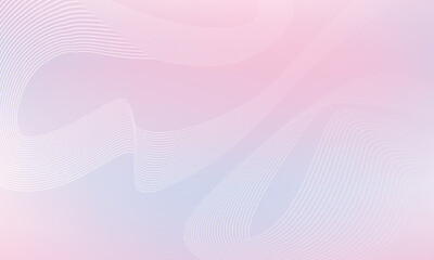 Abstract gradient background with blur. Blue, pink, purple color texture. Wave lines gradation in futuristic style. Light neon backdrop. Vector illustration.