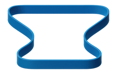 Loop resistance band, blue, medium resistance