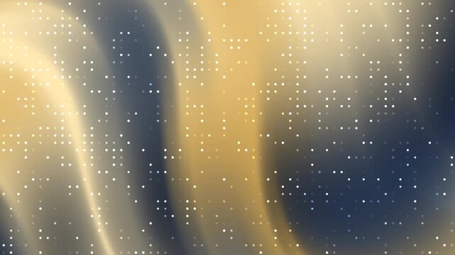 animated abstract navy blue and gold background pattern with small dots, suitable for backgrounds, textures, and fashion designs.