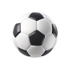 Fototapeta premium Soccer ball, white and black panels (2)