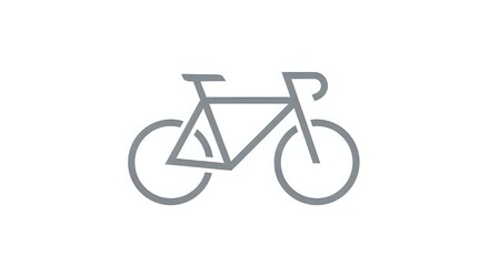 Fototapeta premium bicycle isolated on white