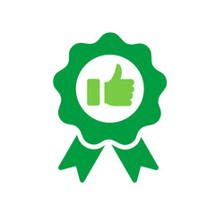 Quality Icon Vector Illustration Green Version