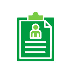 Register Icon Vector Illustration Green Version