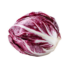 Close-up of vibrant red & white radicchio head (1)