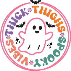 Thick Thighs Spooky Vibes