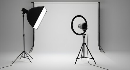 Studio lighting setup