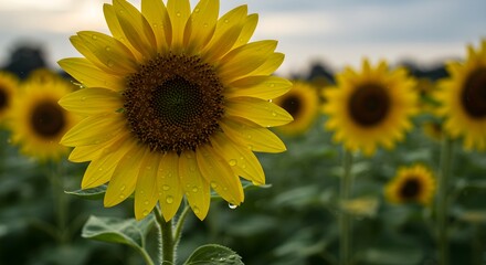 Obraz premium Sunflower field