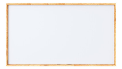 シンプルな木のフレーム枠　透過素材　3Dレンダリング