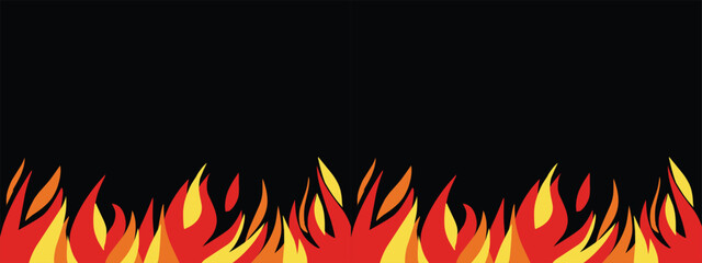 bonfire frames on black background.eps