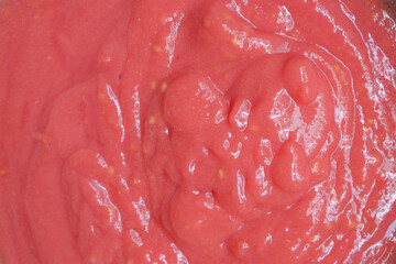 Pink guava juice pattern and texture background. For graphic design, 3D rendering and banner background